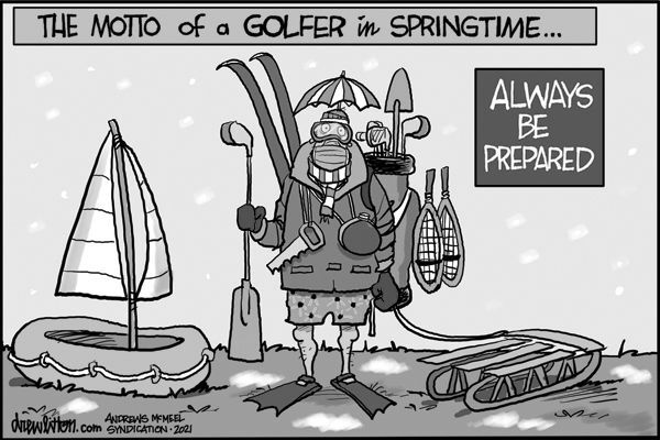 Editorial Cartoon: Be prepared